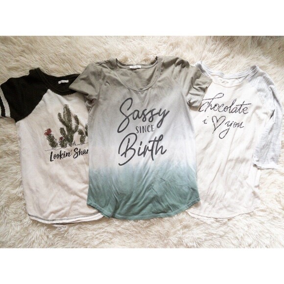 Bundle Lot of 3 Maurice’s Graphic T Shirts size small - Picture 1 of 9